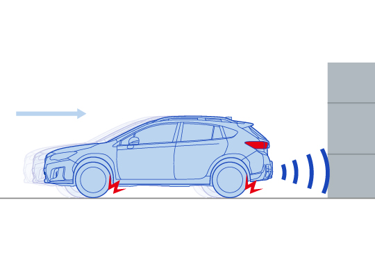 Advanced Safety Package: Reverse Automatic Braking (RAB)<sup>*</sup>